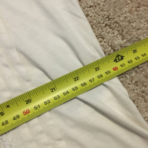 Chaps Flowy Embroidered Cotton Pintuck Peasant Sleeve Tunic Blouse - Picture 8 of 11